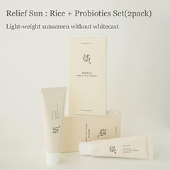 Beauty of Joseon Relief Sun : Rice + Probiotics - 2 Pack (50ml x 2), 100.0 millilitre