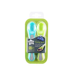Tommee Tippee Feeding Spoons, 7 Months +, Multi-Colour, Set of 5