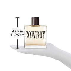 Tru Fragrance & Beauty Cowboy Men's Cologne by Tru Western - A mix of classic outdoor freshness with the rich masculinity of weathered woods and spices - 3.4 oz 100 mL