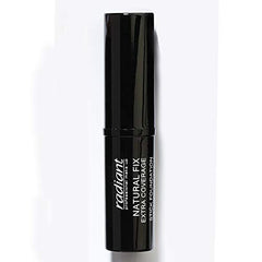 Radiant Professional Natural Fix Extra Coverage Stick Foundation - Full Coverage Waterproof Foundation & Contouring Stick - SPF 15 Paraben & Oil Free Matte Finish - 8.5 g - Tawny (06)