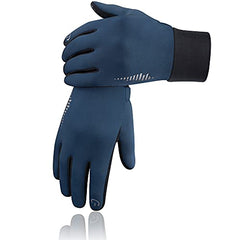 SIMARI Winter Gloves Men Women Touch Screen Glove Cold Weather Warm Gloves Freezer Work Gloves Suit for Running Driving Cycling Working Hiking 102 - Deep Water