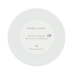 Sheer Cover – Flawless Face Kit – Perfect Shade Mineral Foundation – Conceal & Brighten Highlight Trio – with FREE Foundation Brush and Concealer Brush – Tan Shade – 4 Pieces