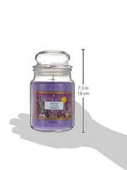 Aladino Large Jar Lavender Scented Candle 100 Hours Glass Jar