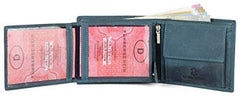 NAPA HIDE Men LEATHER WALLET FOR MEN LEATHER WALLET - Blue