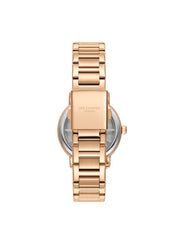 Lee Cooper Women's 2035 Movement Watch, Analog Display and Metal Strap - LC08037.410, Rose Gold