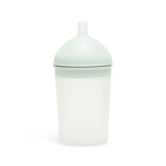 BORRN Baby Bottles Set Silicone BPA Free, Non Toxic Baby Feeding Bottles - Green, Pack of 4