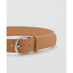 MANGO Women's Combined Mirror Belt - Beige