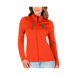 Antigua Women's Orange/Charcoal San Francisco Giants Generation Full-Zip Jacket , Orange
