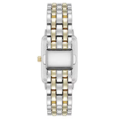 Anne Klein Womens Two Tone Rectangular Quartz Estate Watch Stylish Metal Design, 25mm