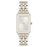Anne Klein Womens Two Tone Rectangular Quartz Estate Watch Stylish Metal Design, 25mm