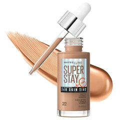 Maybelline Super Stay Up to 24HR Skin Tint, Radiant Light-to-Medium Coverage Foundation, Makeup Infused With Vitamin C, 1 Count