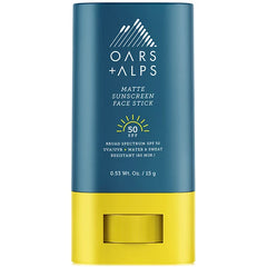 Oars + Alps Matte Sunscreen Face Stick SPF 50, 0.53 oz.