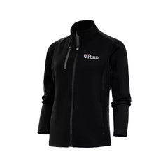 Antigua Women's Black Pennsylvania Quakers Generation Full-Zip Jacket