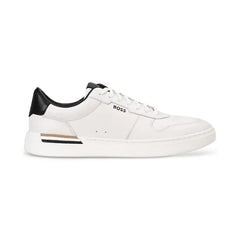 Hugo Boss Men's Clint Leather Tennis-Style Sneakers - White