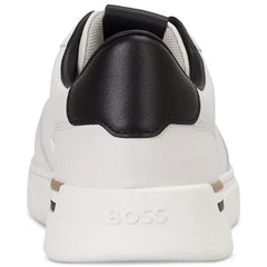 Hugo Boss Men's Clint Leather Tennis-Style Sneakers - White