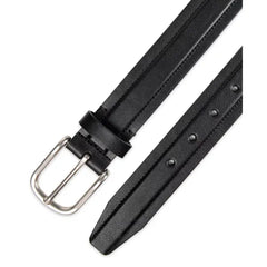 Club Room Men's Cut Edge Trapunto Stitched Casual Belt