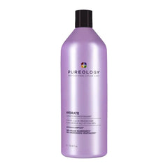 Pureology Hydrate Conditioner - For Dry or Color Treated Hair, Nourishing Conditioner to Restore Moisture and Seal in Hydration, Vegan