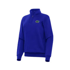 Antigua Women's Royal Florida Gators Victory Quarter-Zip Sweatshirt