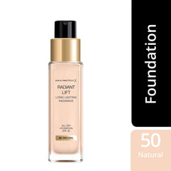 MaxFactor Radiant Lift Foundation 050 Natural 30 Ml - AllurebeautypkMaxFactor Radiant Lift Foundation 050 Natural 30 Ml