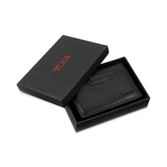 TUMI Men's Leather Money Clip Card Case