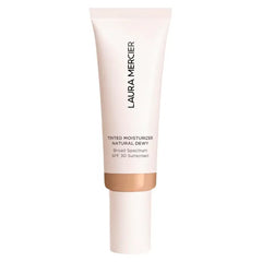Laura Mercier Tinted Moisturizer Natural Dewy with SPF 30: 24HR+ Hydration, Long Lasting, Sheer to Light, Buildable Coverage, Dewy Finish, Improve Skin Tone and Texture, Skin Tint, 1.5 Ounce (Full Size)