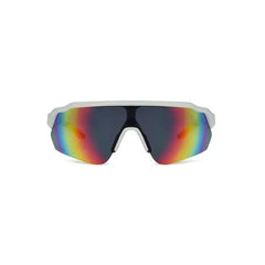 Ironman Men's Shield Sport Sunglasses White