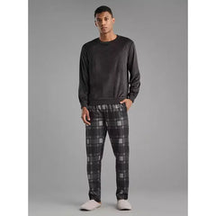 Checked Pyjama Set - Black
