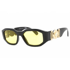 Versace VE 4361 Plastic Unisex Geometric Sunglasses Black 53mm Adult
