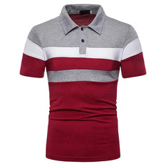 T-Shirts for Men Clearance under $5 Short Sleeve Patchwork Personality Casual Slim T Shirt Gray L