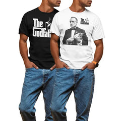 The Godfather Men's & Big Men's Graphic Tee Shirts, 2-Pack, Mens T-Shirts