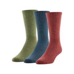 Athletic Works Men's P3 Garment Dyed Crew Socks