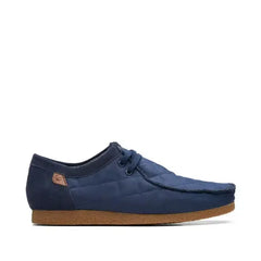CLARKS Male Adult Men 8.5 Wide 26162716 Navy Textile