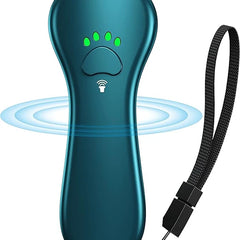 New Anti Barking Device,Dog Barking Control Devices,Rechargeable Ultrasonic Dog Bark Deterrent up to 16.4 Ft Effective Control Range Safe for Human & Dogs Portable Indoor & Outdoor(Blue)