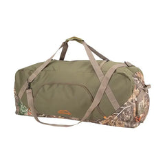 Terrain Basin Duffel Bag, Extra Large, Realtree Edge, Curved Closure-wrapped Neoprene Handle, Polyester Zippered