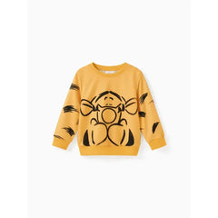 Patpat Disney Winnie the Pooh Toddler Girl Character Print Long-sleeve Sweatshirt Ginger