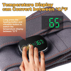 FITEASE Cordless Heating Pad & Back Massager - Lumbar Support Belt with 3 Heat & Vibration Modes