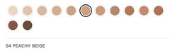 Radiant Professional Natural Fix All Day Matte Cream Foundation - Long Wear High Coverage Face Makeup Foundation With SPF 15 - Oil Free Matte Finish - For All Skin Types-1.01 oz. (04 Peachy Beige)