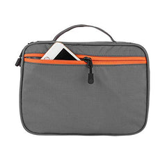 Acoki Travel Carry Bag,Double Layer Electronic Accessories Thicken Cable Organizer Bag Portable Case for Hard Drives, Cables, Kindle, iPad mini-L