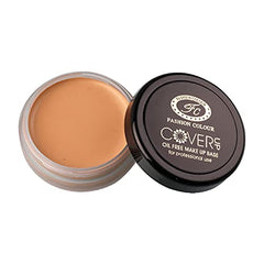 FASHION COLOUR Cover Up Cream Makeup Base Ii Oil Free Make Up Base Hd Coverage Portable Compact, Fills Fine Lines, Smooth Finish