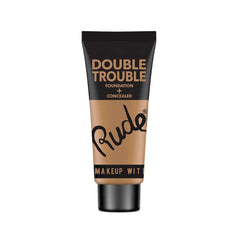 RUDE DOUBLE TROUBLE Foundation + Concealer, Ivory