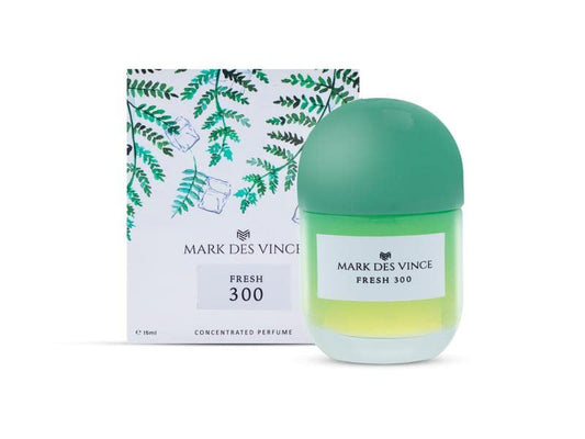 Mark Des Vince Fresh 300 Concentrated Perfume for Men Women Long Lasting Parfum Fragrance For Unisex, 15ml
