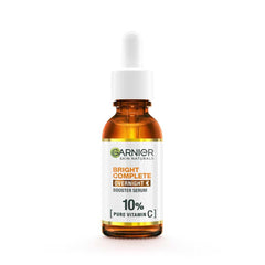 Garnier Bright Complete Night Vitamin C Serum with 10% Pure Vitamin C for Radiant Skin, Vitamin C Routine Serum for All Skin Types, 30ml