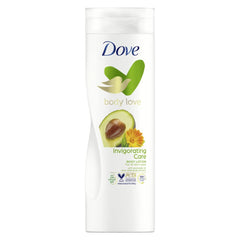 Dove Body Love Invigorating Care Body Lotion, made with 100 percent Natural Oils, Avocado Oil and Calendula Extract, up to 72 hours of Moisturization - 400ml