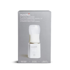 Munchkin 98° Digital Bottle Warmer, Multifunctional Smart Thermostat, Thawing, Sterilizing, Timed Warmer, Milk, Breast Milk or Formula Bottles, warms evenly, happy baby, Infant/Baby/Toddler/Kids