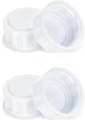 KPPTYTY Baby Bottle Lid Screw Lids Aka Travel Caps with Rewritable Sealing Disc Compatible with Avent Wide Mouth Bottles Baby Bottle Lid Cap Replace Natural Bottle Sealing Ring and Sealing Disc (8pcs)