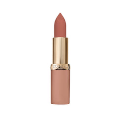 L’Oréal Paris Color Riche Ultra Matte Free the Nudes 02 No Cliche, farbintensiver Lippenstift im zarten Nude-Ton, ultra-mattes Finish