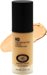 Fashion Colour High Definition Platinum Foundation II Oil-Free, Long Lasting, Waterproof and For Flawless Skin,30ml (Shade 05)