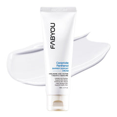 FABYOU Ceramide Panthenol Skin Barrier Support Cream 80ml β Korean Skincare for Moisturizing & Barrier Care with 8 Hyaluronic Acids with a Non-Sticky Formula for Deep Hydration, Sensitive& Dry Skin
