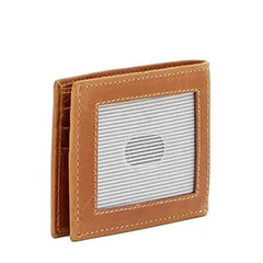 Timberland Men's Crazy Horse Slim Leather Bi-Fold Wallet, Brown One Size