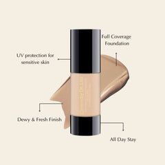 EpiLynx by Dr. Liia Allergen-Free Moisturizing Full Coverage Foundation I Formulated to Protect and Hydrate I Vegan
